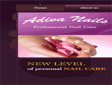 Tablet Screenshot of adivanails.com